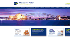 Desktop Screenshot of alexanderpeter.com